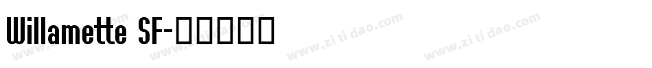 Willamette SF字体转换